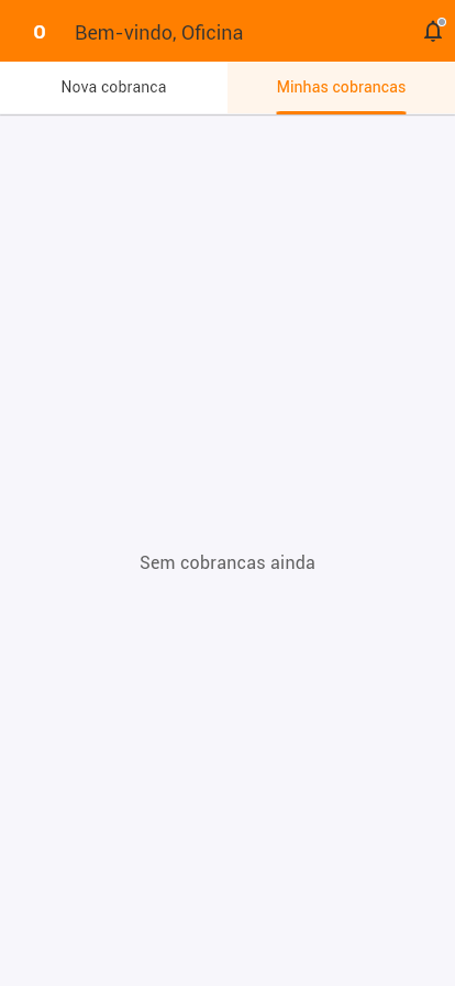 Cobranças de manutenção emitidas pela oficina e o andamento de cada uma.